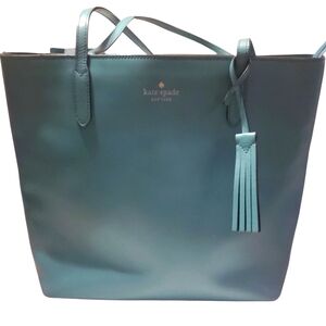 Kate Spade Jana Tote W/Tassel In Teal